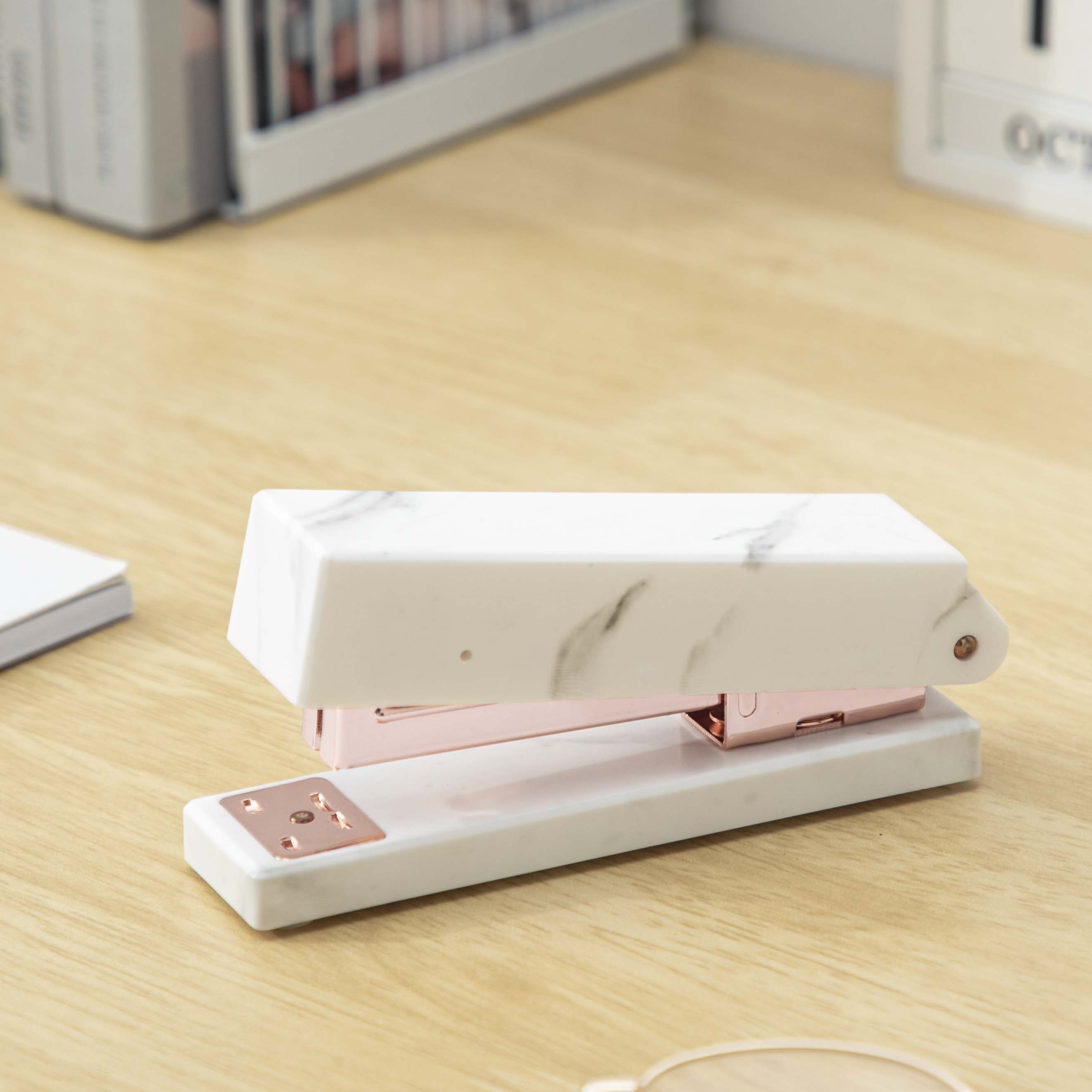 Marble Pattern Acrylic Office Supplies Stapler