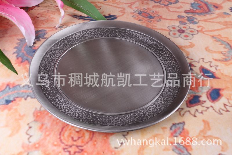 Zinc alloy high-grade tea set gift set metal craft home decor ornaments
