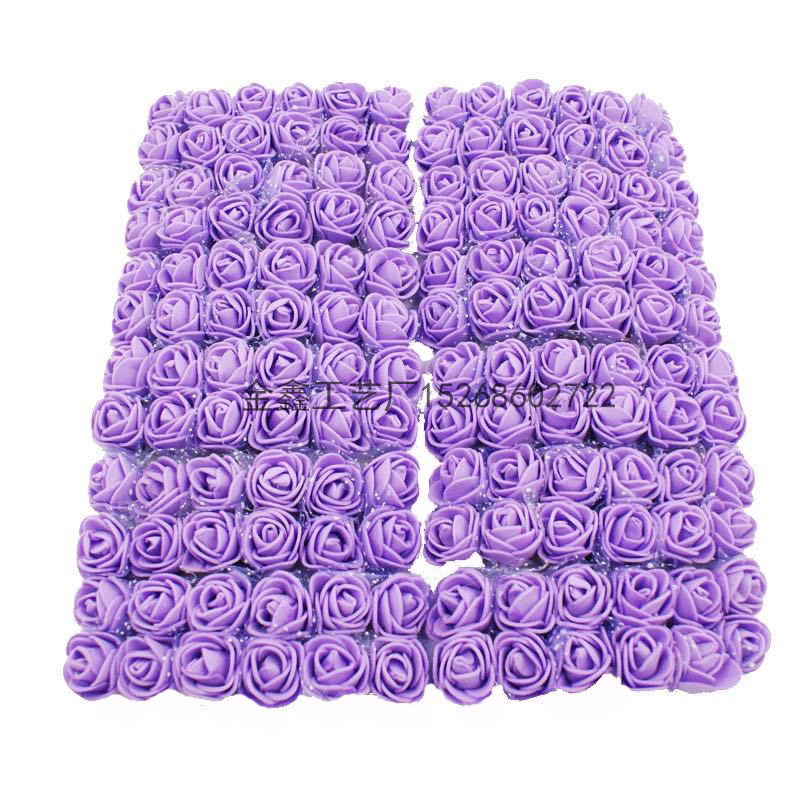 Cheap artificial flowers MINI foam teddy bear of rose bouquet vase for home decor wedding decorative flower wreath