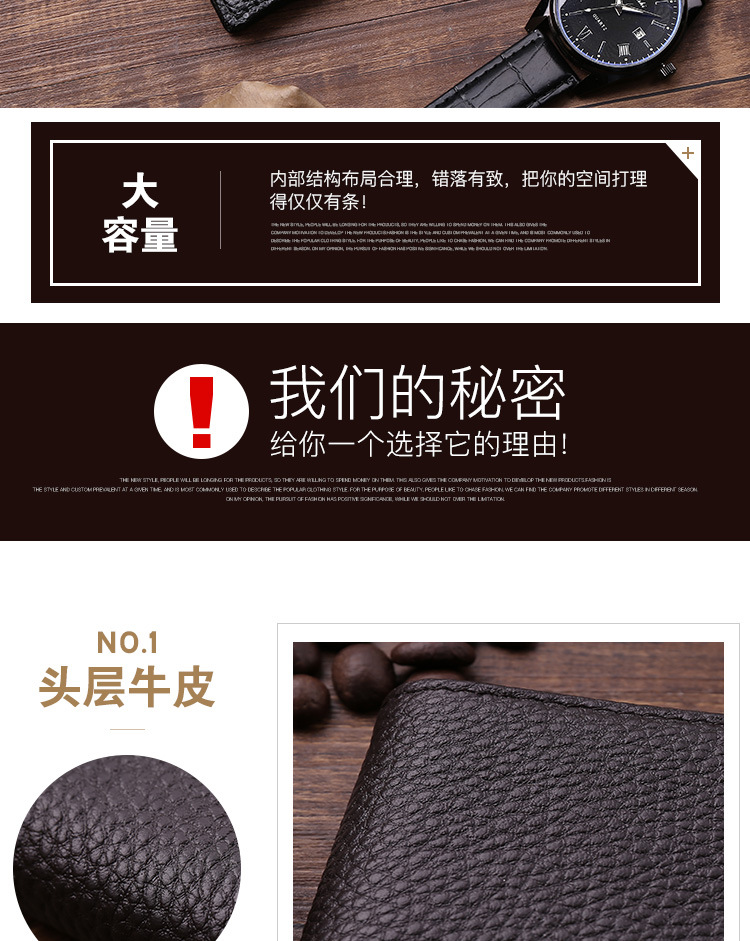 New Genuine Leather Card Holder Men's Short Large Capacity Business Card Case Women's Business Card Holder Document Package Factory Direct Sales New Genuine Leather Card Holder Men's Short Large Capacity Business Card Case Women's Business Card Holder Document Package Factory Direct Sales