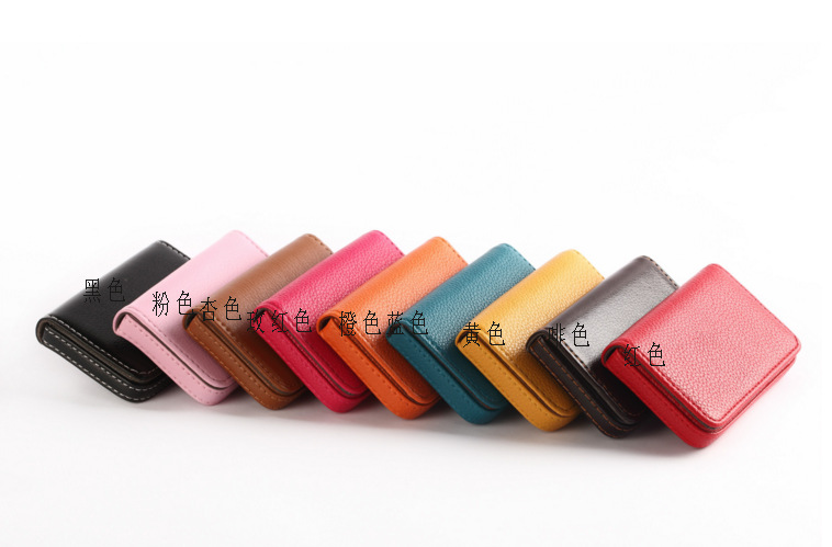 In Stock Wholesale Card Case Creative Gift Business Card Case Card Box Full Cover Pu Card Case Business Card Case Magnetic Business Card Holder