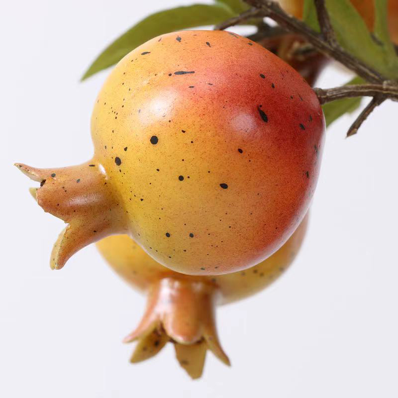 1Pcs Fake Artificial Rose Fruit Pomegranate Berries Red Yellow Bouquet Floral Garden Home Decor Berries diy Artificial f