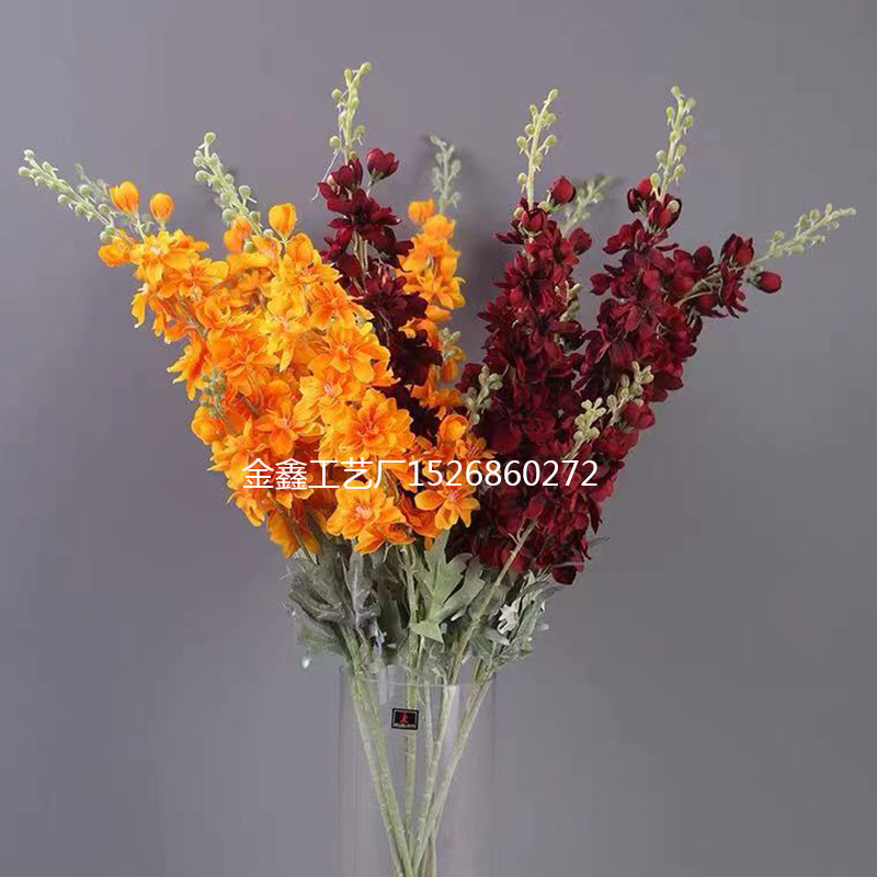 1 Bundle Artificial Plants Vases for Home Decor Christmas Wreath Decor Household Products Silk Delphinium Decorative Flo 1 Bundle Artificial Plants Vases for Home Decor Christmas Wreath Decor Household Products Silk Delphinium Decorative Flo