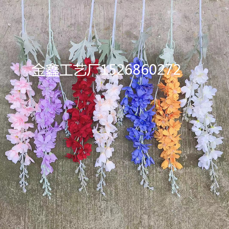1 Bundle Artificial Plants Vases for Home Decor Christmas Wreath Decor Household Products Silk Delphinium Decorative Flo 1 Bundle Artificial Plants Vases for Home Decor Christmas Wreath Decor Household Products Silk Delphinium Decorative Flo