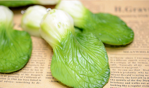 Simulation model of vegetables food Tang Chinese cabbage vegetables home decor education appliances House toys
