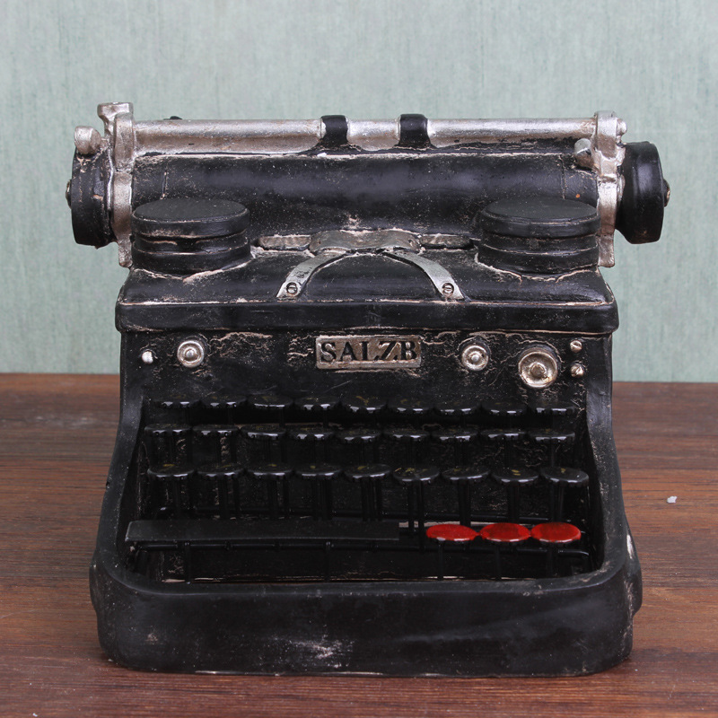 ZAKKA grocery home decor craft furnishings used to make dirty craft typewriters photography props