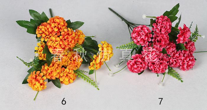 Artificial flower fork 14 heads of seven beads home decor artificial flower of Chrysanthemum Chrysanthemum corsage