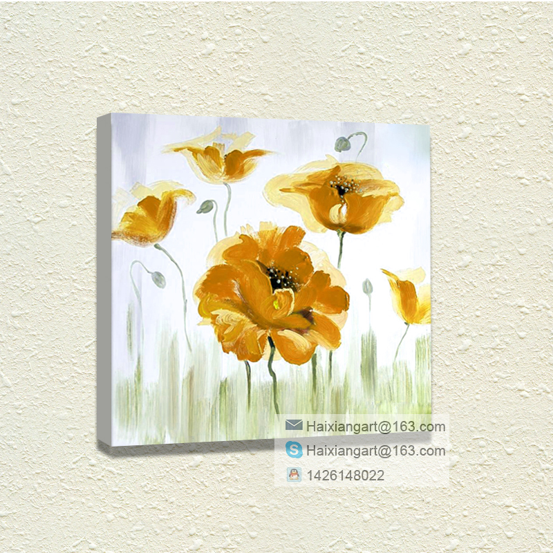 Flower Oil Painting mine for a variety of home decor wholesaleHJ-62AB100x100cm