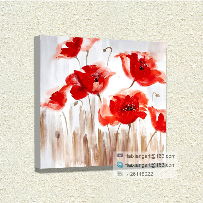 Flower Oil Painting mine for a variety of home decor wholesaleHJ-62AB100x100cm