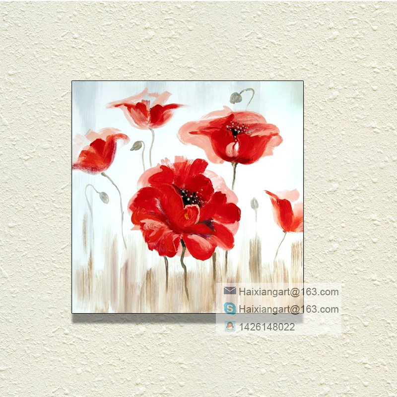 Flower Oil Painting mine for a variety of home decor wholesaleHJ-62AB100x100cm