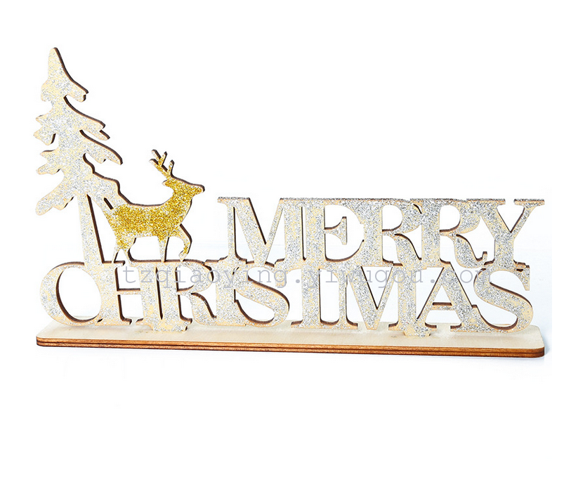 Factory wholesale wood crafts creative gift decoration decoration Christmas ornaments Home Furnishing wood