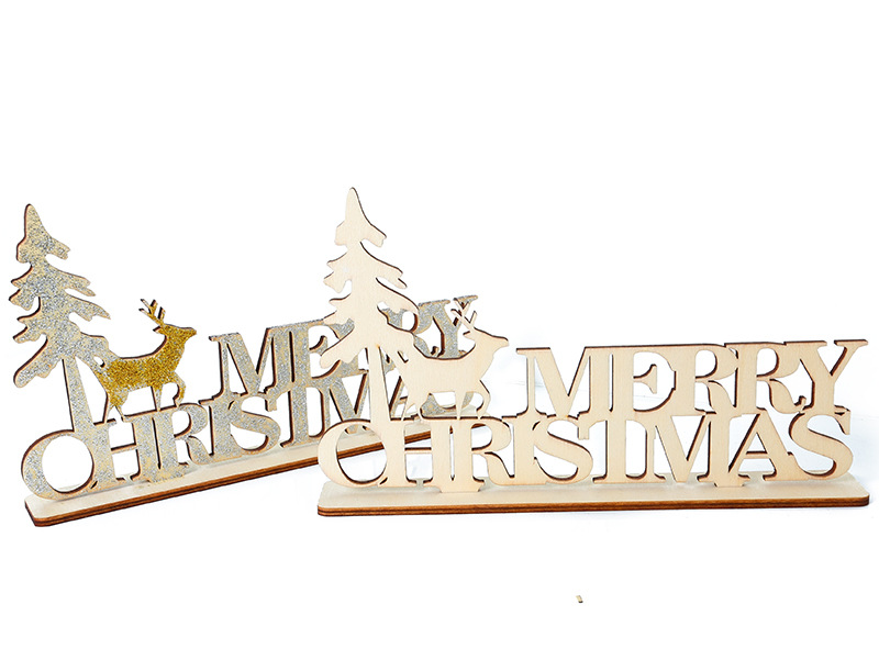 Factory wholesale wood crafts creative gift decoration decoration Christmas ornaments Home Furnishing wood