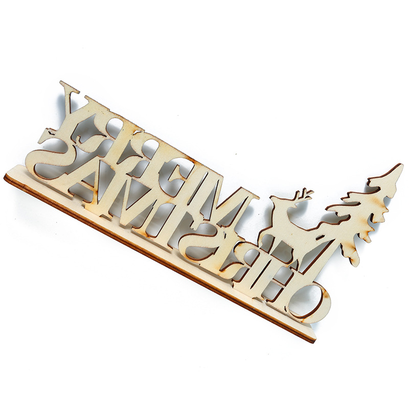 Factory wholesale wood crafts creative gift decoration decoration Christmas ornaments Home Furnishing wood