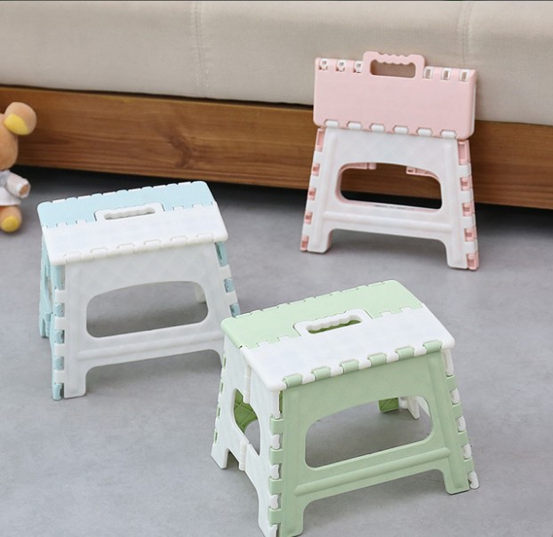 Bag hair band thickened plastic stool camping folding stool portable handstool small stool portable stool