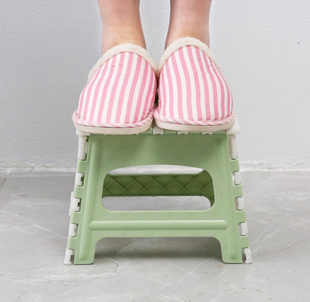 Bag hair band thickened plastic stool camping folding stool portable handstool small stool portable stool