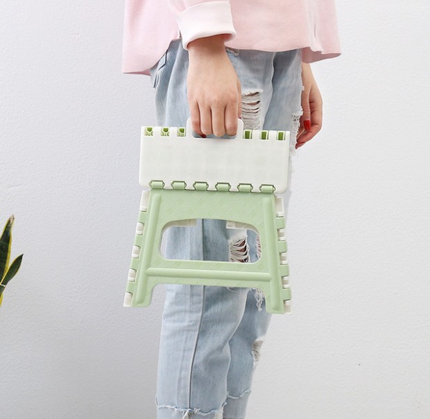 Bag hair band thickened plastic stool camping folding stool portable handstool small stool portable stool