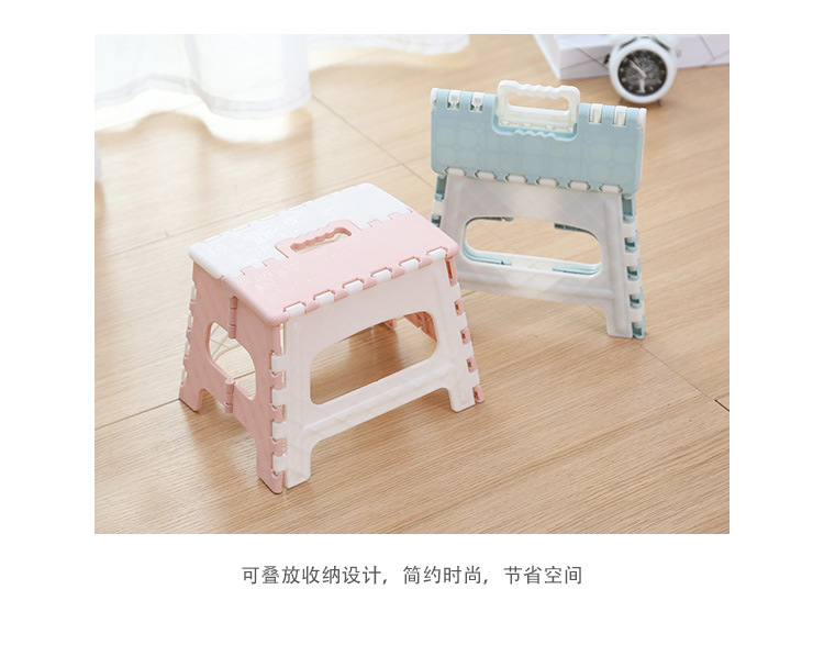 Bag hair band thickened plastic stool camping folding stool portable handstool small stool portable stool