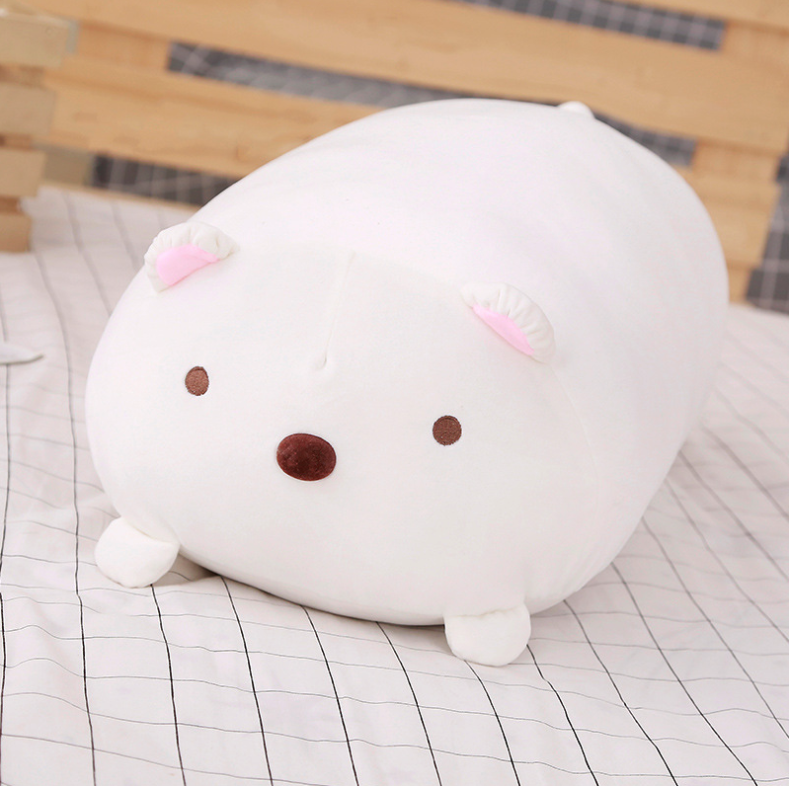 Korean corner biology pillow doll super soft cute lazy man plush toy down cotton doll