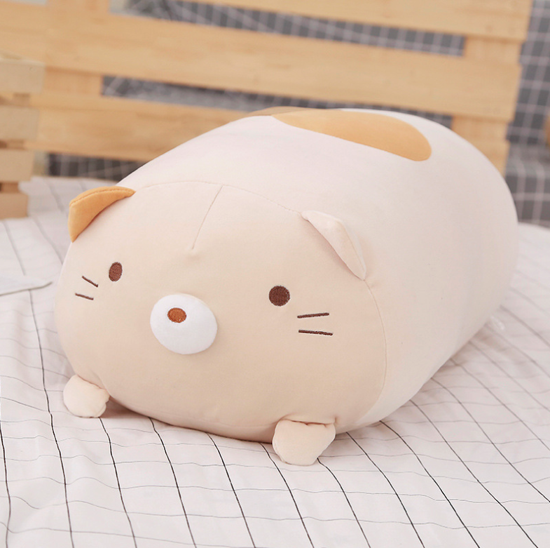 Korean corner biology pillow doll super soft cute lazy man plush toy down cotton doll