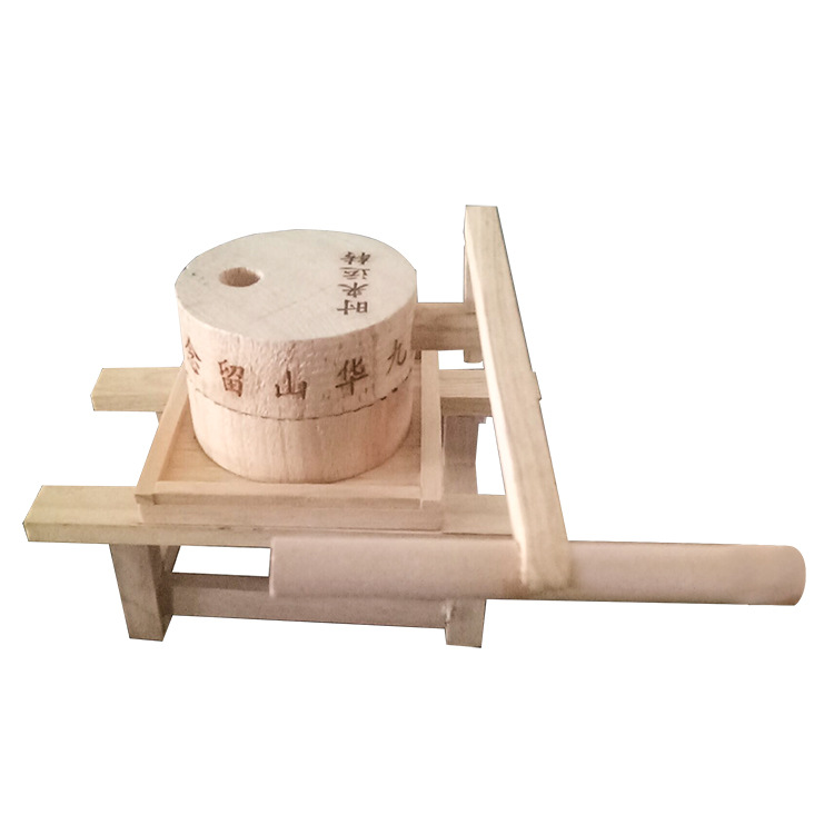 Manufacturers sell exquisite creative wooden crafts, nostalgic stone mill fengshui placing pieces of wood to the run of the mill