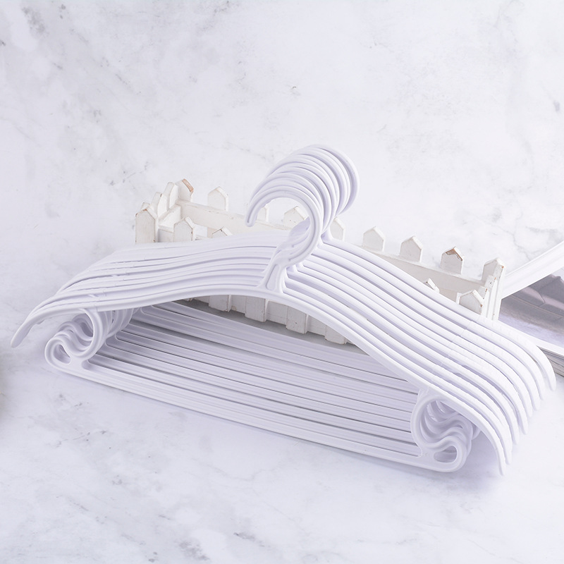 Wet and Dry Plastic Hanger Non-Slip Shoulder Corner Air Clothes Chapelet Student Dormitory Seamless Bag Household Clothes Rack
