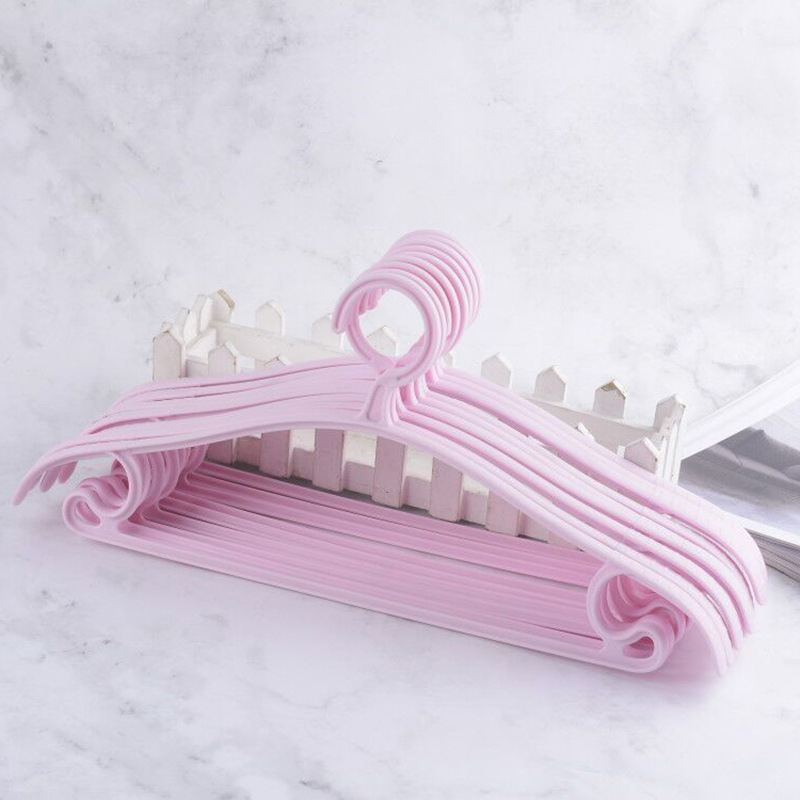 Wet and Dry Plastic Hanger Non-Slip Shoulder Corner Air Clothes Chapelet Student Dormitory Seamless Bag Household Clothes Rack