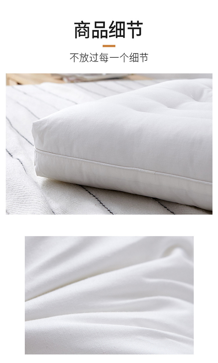 New Pillow Cotton Rounded Corner Antibacterial Low Loft Pillow Insert Hot Selling Product Factory Direct Sales New Pillow Cotton Rounded Corner Antibacterial Low Loft Pillow Insert Hot Selling Product Factory Direct Sales