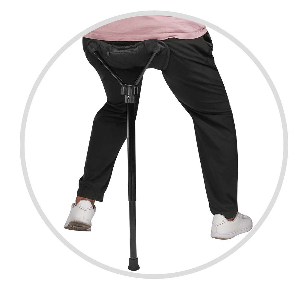 Outdoor Folding Stool Portable Queuing Artifact Portable Seat Fishing Maza Telescopic Folding Stool