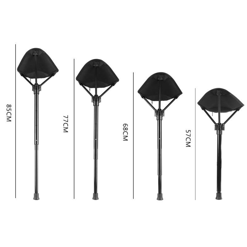 Outdoor Folding Stool Portable Queuing Artifact Portable Seat Fishing Maza Telescopic Folding Stool