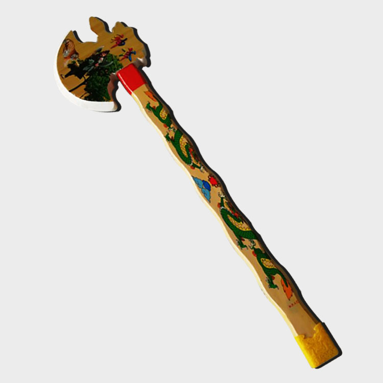 Tomahawk wooden axe performing props children acrobatics tools and wood craft crafts