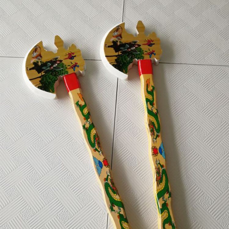 Tomahawk wooden axe performing props children acrobatics tools and wood craft crafts