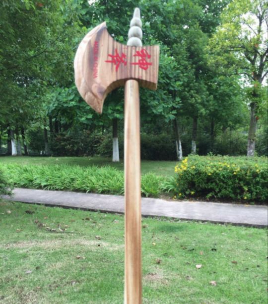 Tomahawk wooden axe performing props children acrobatics tools and wood craft crafts