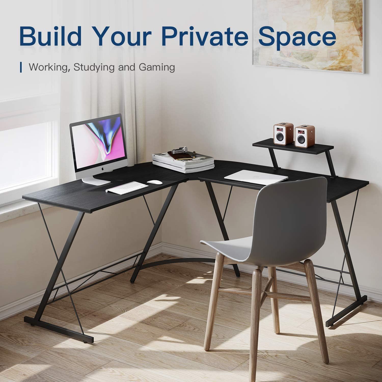 European and American Quality Simple Plate Type L Desktop Computer Desk Corner Office Computer Desk Notebook Home Computer Desk