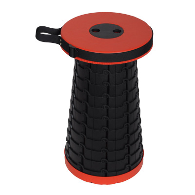 Telescopic stool Folding stool outdoor stretch plastic stool stretch camping fishing folding chair portable stool