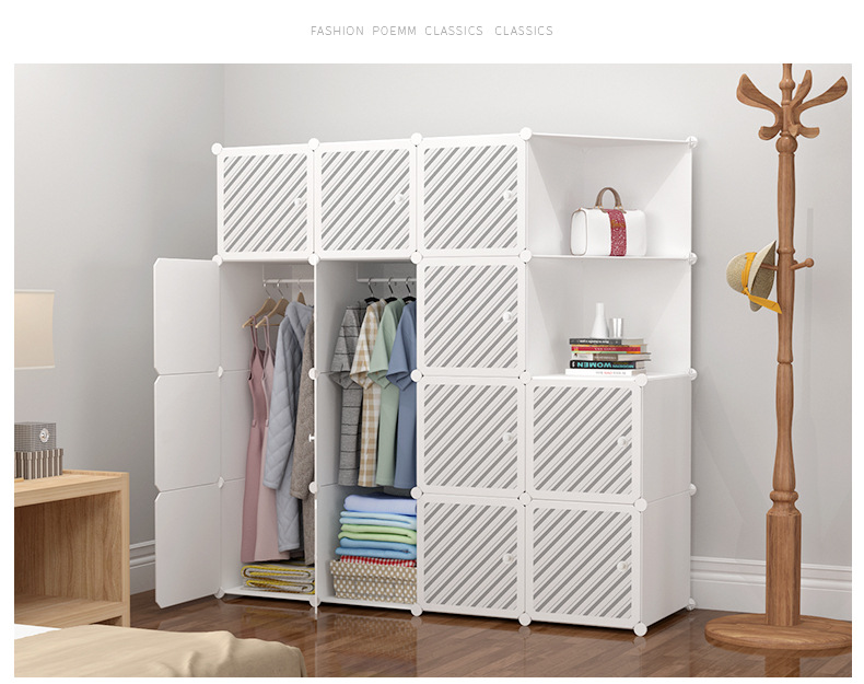 Simple Wardrobe Customization Modern Minimalist Bedroom Light Luxury Corner Wardrobe Storage Cabinet Plastic Assembly Closet Door Assembly Simple Wardrobe Customization Modern Minimalist Bedroom Light Luxury Corner Wardrobe Storage Cabinet Plastic Assembly Closet Door Assembly