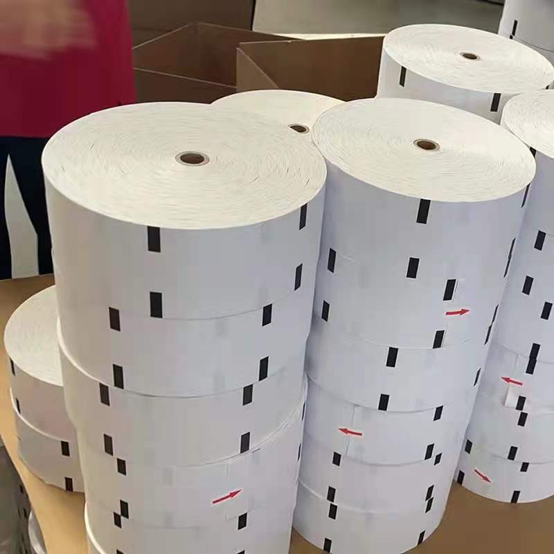 Factory Wholesale Custom Printing 80*50 Receipt Paper Printing QR Code Trademark Logo Printing Cash Register Paper