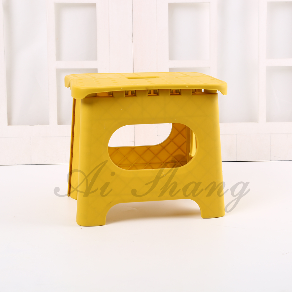 X47-018 Folding Stool Bench Small Stool Stackable Plastic Shoes Changing Maza Home Space-Saving Portable Chair