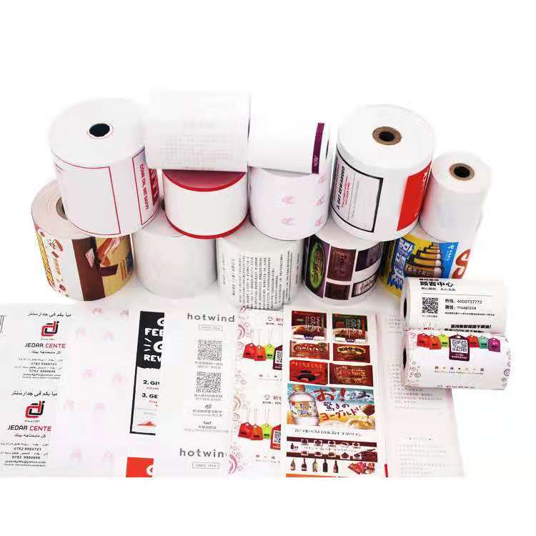 Competitive Factory Printing Cash Register Paper Printing 80*50 Cash Register Paper Thermosensitive Paper Printing Printing Thermal Cash Register Paper