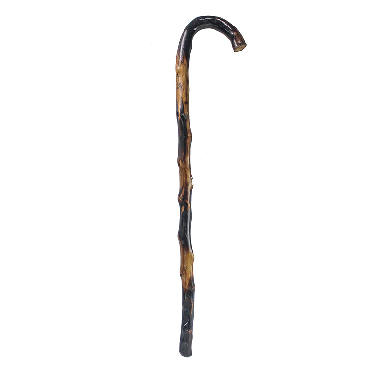 Tourism wooden crafts crutches thick cane white cane in the old crutches real wood spot small wholesale goods