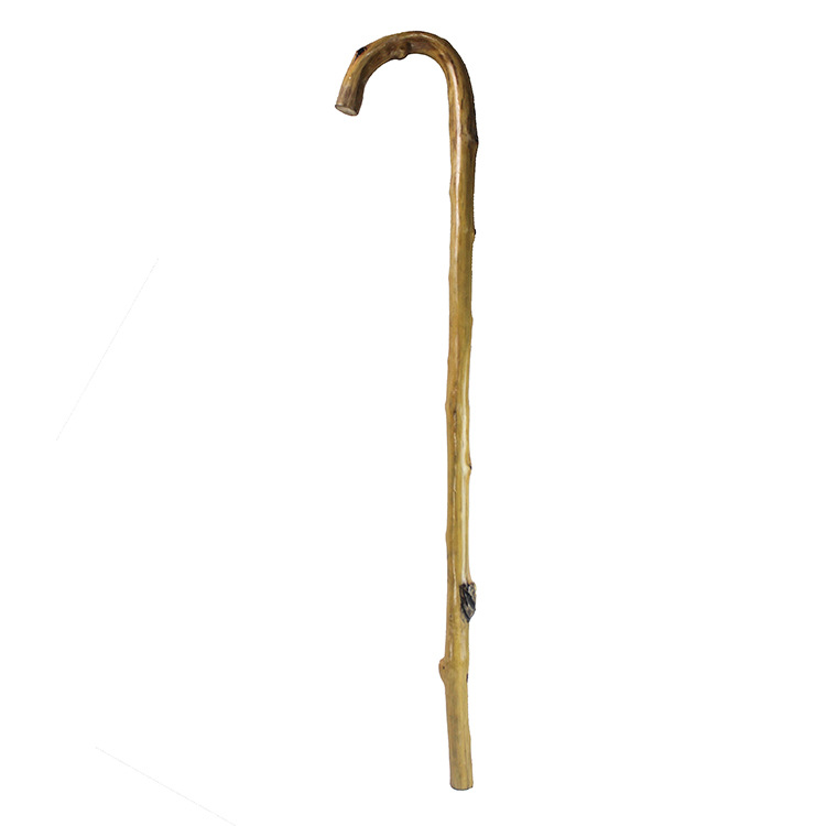 Tourism wooden crafts crutches thick cane white cane in the old crutches real wood spot small wholesale goods