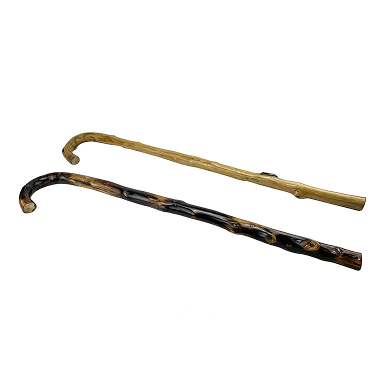 Tourism wooden crafts crutches thick cane white cane in the old crutches real wood spot small wholesale goods