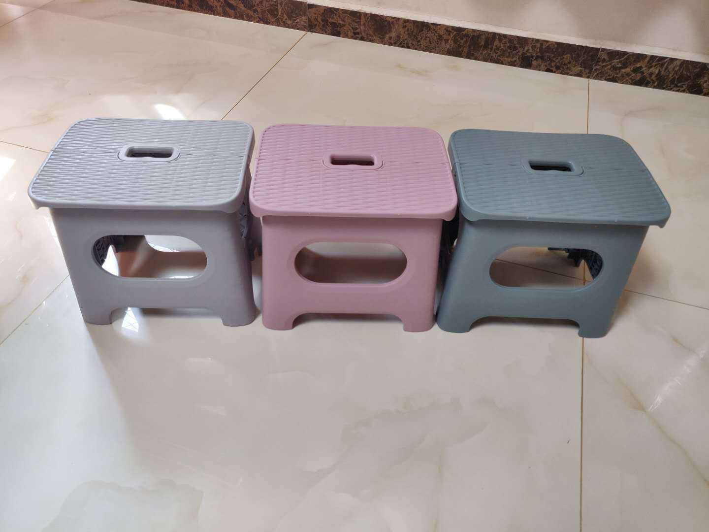 015 Household Folding Stool Plastic Stool Portable Outdoor Foldable Low Stool Creative Bench