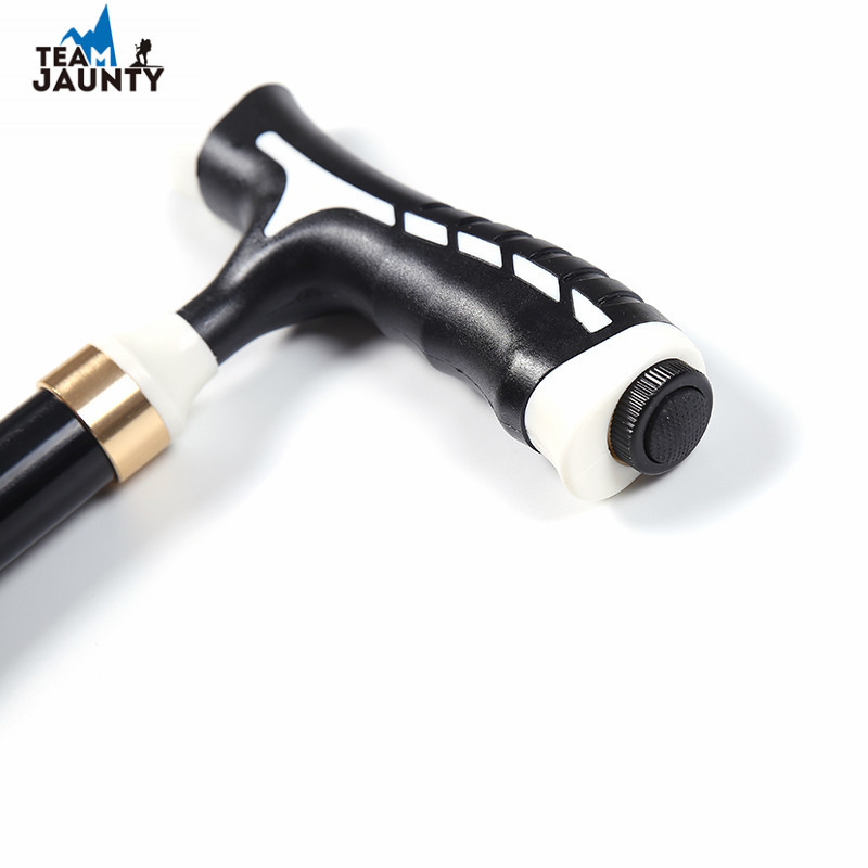 Outdoor Elderly Hand Stick with Light Four-Corner Base Crutch Five-Section Folding Ultra-Light Portable Aluminum Alloy Non-Slip Crutch Set Outdoor Elderly Hand Stick with Light Four-Corner Base Crutch Five-Section Folding Ultra-Light Portable Aluminum Alloy Non-Slip Crutch Set
