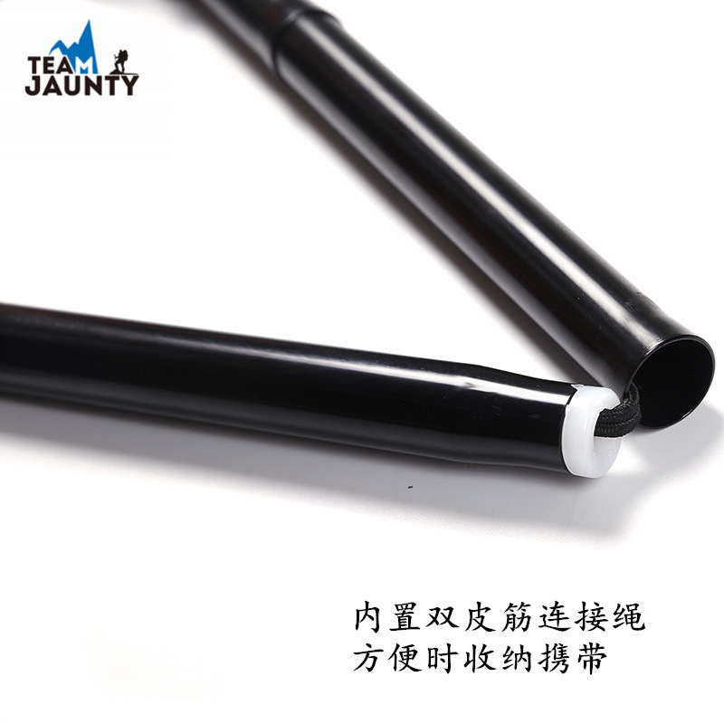 Outdoor Elderly Hand Stick with Light Four-Corner Base Crutch Five-Section Folding Ultra-Light Portable Aluminum Alloy Non-Slip Crutch Set Outdoor Elderly Hand Stick with Light Four-Corner Base Crutch Five-Section Folding Ultra-Light Portable Aluminum Alloy Non-Slip Crutch Set