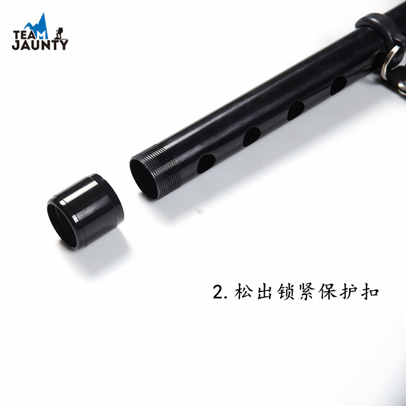 Outdoor Elderly Hand Stick with Light Four-Corner Base Crutch Five-Section Folding Ultra-Light Portable Aluminum Alloy Non-Slip Crutch Set Outdoor Elderly Hand Stick with Light Four-Corner Base Crutch Five-Section Folding Ultra-Light Portable Aluminum Alloy Non-Slip Crutch Set