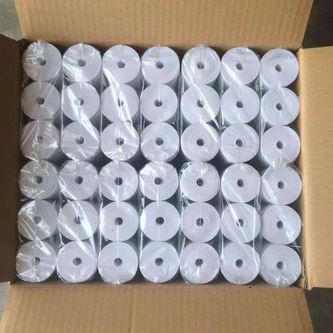 For Export 80 X80 Thermosensitive Paper Roll Paper Thermal Paper Roll Whole Box Printer Paper Receipt Paper Cash Register Printing Paper