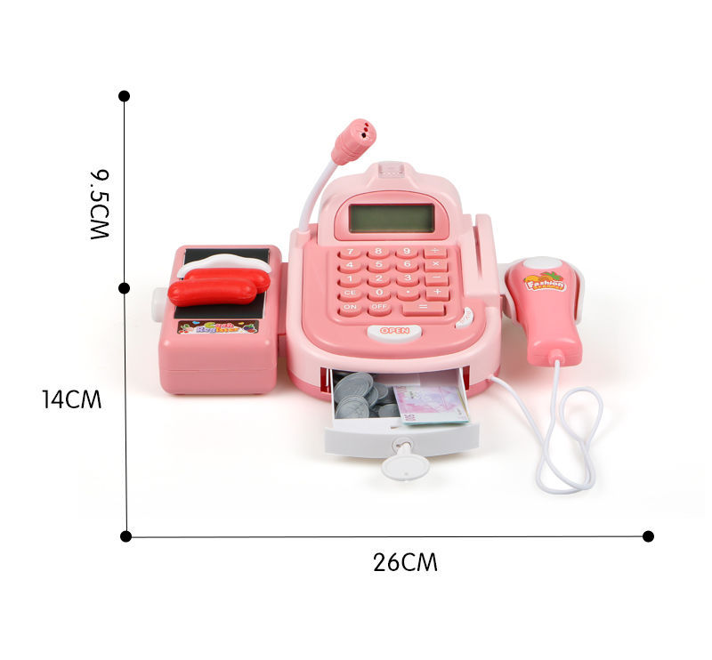 For Children's Cash Register toy Supermarket Shopping Cart each baby girl and girl simulated cash register toy For Children's Cash Register toy Supermarket Shopping Cart each baby girl and girl simulated cash register toy