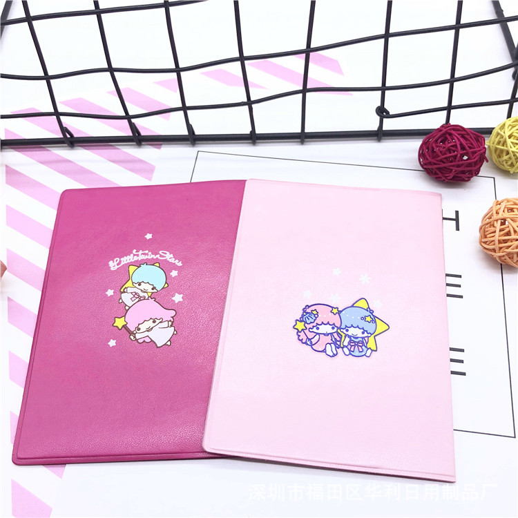 New Cinnamoroll Babycinnamoroll Corner Creature Gemini Pu Passport Holder Short Passport Cover Document Package Spot