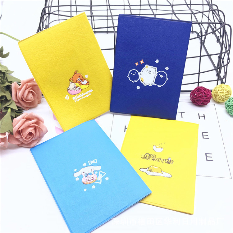 New Cinnamoroll Babycinnamoroll Corner Creature Gemini Pu Passport Holder Short Passport Cover Document Package Spot