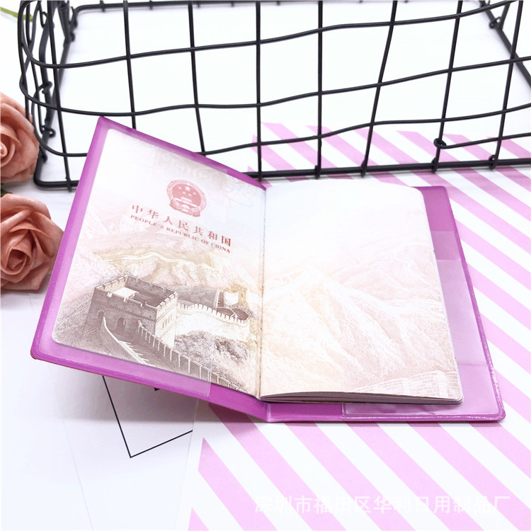 New Cinnamoroll Babycinnamoroll Corner Creature Gemini Pu Passport Holder Short Passport Cover Document Package Spot